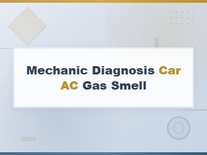 Mechanic Diagnosis for Gas Smell Coming From Car Ac